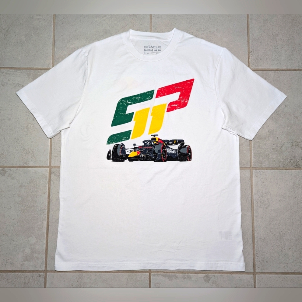 Red Bull Racing Large Sergio Perez Checo T-Shirt White